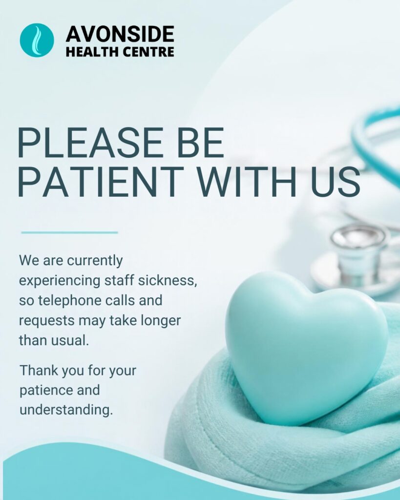 Patient Service Update Social Media Post